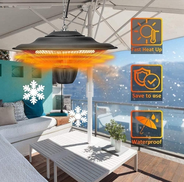 Ohřívač pro restauraci do interiéru